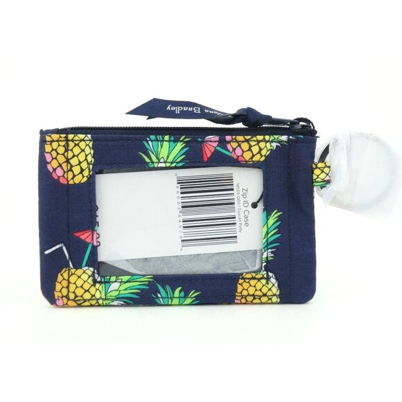 Vera Bradley Toucan Party Cotton Zip Id Case NWT - Picture 2 of 2
